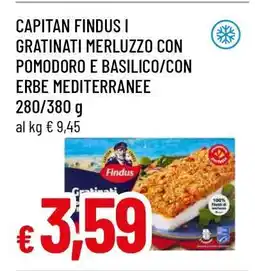 Famila CAPITAN FINDUS I GRATINATI MERLUZZO offerta