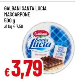 Famila Galbani Santa Lucia Mascarpone offerta