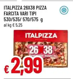 Famila ITALPIZZA 26X38 PIZZA FARCITA VARI TIPI offerta