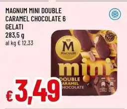 Famila MAGNUM MINI DOUBLE CARAMEL CHOCOLATE 6 GELATI offerta