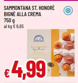 Famila SAMMONTANA ST. HONORÈ BIGNÈ ALLA CREMA offerta
