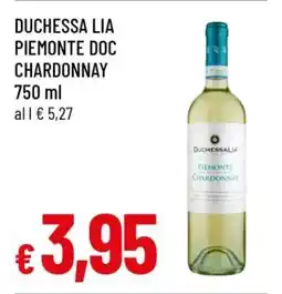 Famila DUCHESSA LIA PIEMONTE DOC CHARDONNAY offerta