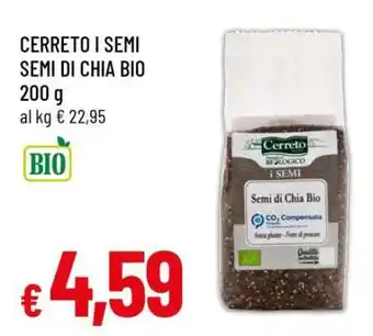 Famila CERRETO I SEMI SEMI DI CHIA BIO offerta