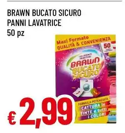 Famila BRAWN BUCATO SICURO PANNI LAVATRICE offerta