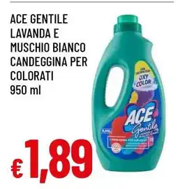 Famila ACE Gentile Lavanda e Muschio Bianco Candeggina per Colorati offerta