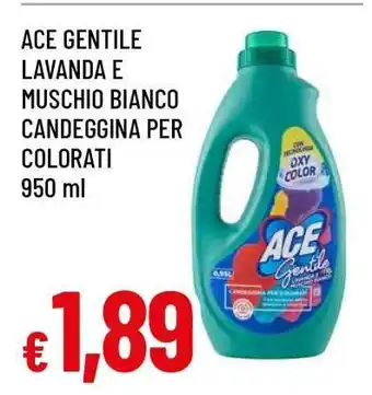 Famila ACE Gentile Lavanda e Muschio Bianco Candeggina per Colorati offerta