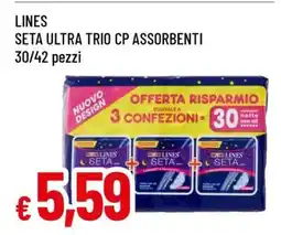 Famila LINES SETA ULTRA TRIO CP ASSORBENTI offerta