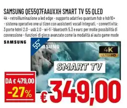 Famila SAMSUNG QE55Q7FAAUXXH SMART TV 55 QLED offerta
