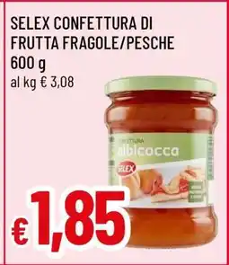 Famila SELEX CONFETTURA DI FRUTTA FRAGOLE/PESCHE offerta