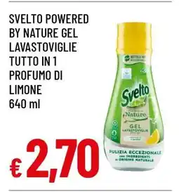 Famila Svelto Powered by Nature Gel Lavastoviglie Tutto in 1 Profumo di Limone offerta