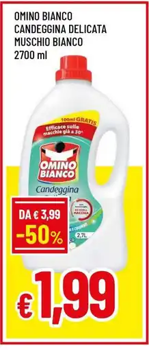 Famila OMINO BIANCO CANDEGGINA DELICATA MUSCHIO BIANCO offerta