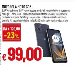 Famila MOTOROLA MOTO G05 offerta
