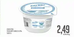 Supermercati Piccolo Ohi vita yogurt greco 0% offerta