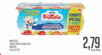Supermercati Piccolo Nestlé fruttolo frutta mista offerta
