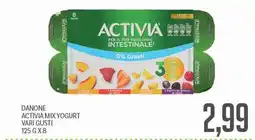Supermercati Piccolo Danone activia mix yogurt offerta