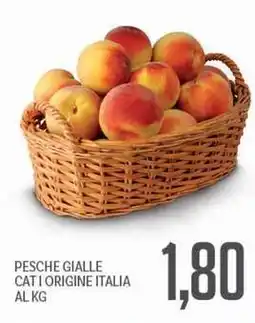 Supermercati Piccolo Pesche gialle cati origine italia offerta
