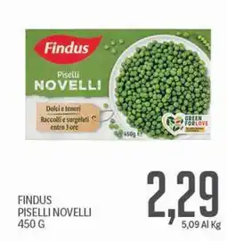 Supermercati Piccolo Findus piselli novelli offerta