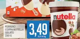 Supermercati Piccolo Ferrero coppa nutella gelato offerta