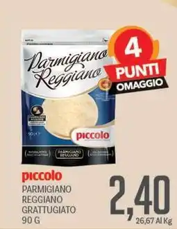 Supermercati Piccolo Piccolo parmigiano reggiano grattugiato offerta