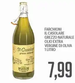Supermercati Piccolo Farchioni il casolare grezzo naturale olio extra vergine di oliva offerta