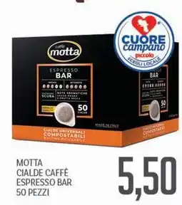 Supermercati Piccolo Motta cialde caffè espresso bar offerta
