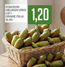 Supermercati Piccolo Pomodori oblunghi verdi offerta