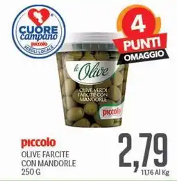 Supermercati Piccolo Piccolo olive farcite con mandorle offerta