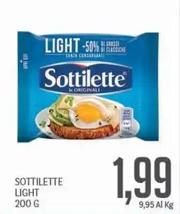 Supermercati Piccolo Sottilette light offerta