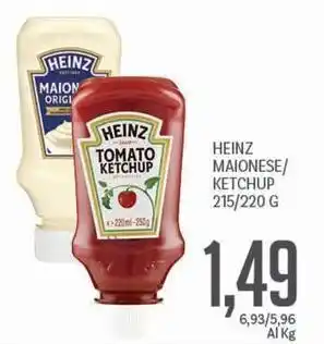 Supermercati Piccolo Heinz maionese/ ketchup offerta