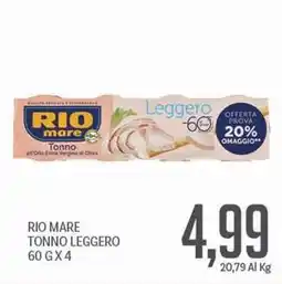 Supermercati Piccolo Rio mare tonno leggero offerta