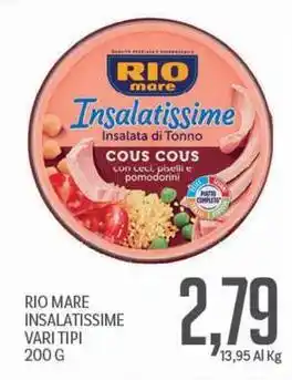 Supermercati Piccolo Rio mare insalatissime offerta