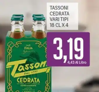 Supermercati Piccolo Tassoni cedrata offerta