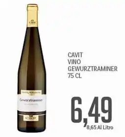 Supermercati Piccolo Cavit vino gewurztraminer offerta
