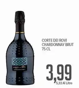 Supermercati Piccolo Corte dei rovi chardonnay brut offerta