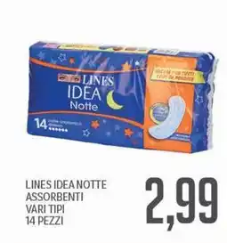 Supermercati Piccolo Lines idea notte assorbenti offerta