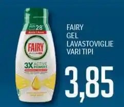 Supermercati Piccolo Fairy gel lavastoviglie offerta