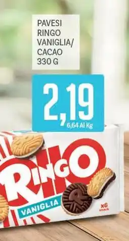 Supermercati Piccolo Pavesi ringo vaniglia/ cacao offerta