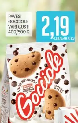 Supermercati Piccolo Pavesi gocciole offerta
