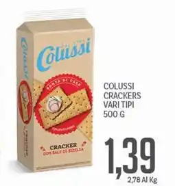 Supermercati Piccolo Colussi crackers offerta