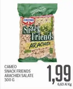 Supermercati Piccolo Cameo snack friends arachidi salate offerta