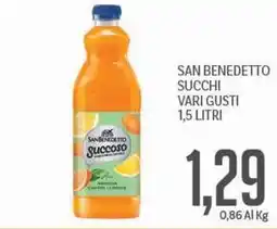 Supermercati Piccolo San benedetto succhi offerta
