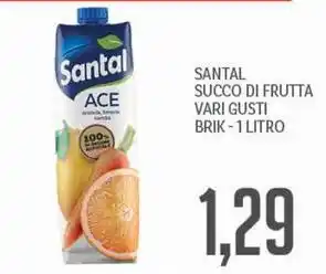 Supermercati Piccolo Santal succo di frutta offerta