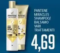 Supermercati Piccolo Pantene miracles shampoo/ balsamo offerta