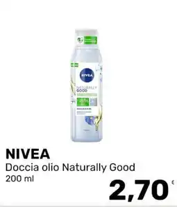 Iper Tosano NIVEA Doccia olio Naturally Good offerta
