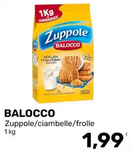 Iper Tosano BALOCCO Zuppole/ciambelle/frolle offerta