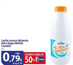 Sigma Latte senza lattosio Alta Digeribilità Candia offerta