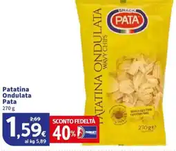 Sigma Patatina Ondulata Pata offerta