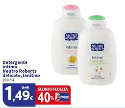 Sigma Detergente intimo Neutro Roberts delicato, lenitivo offerta