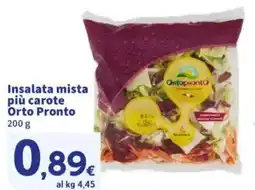 Sigma Insalata mista più carote Orto Pronto offerta
