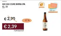 Prezzemolo e Vitale Giu giu ciuri birra IPA offerta